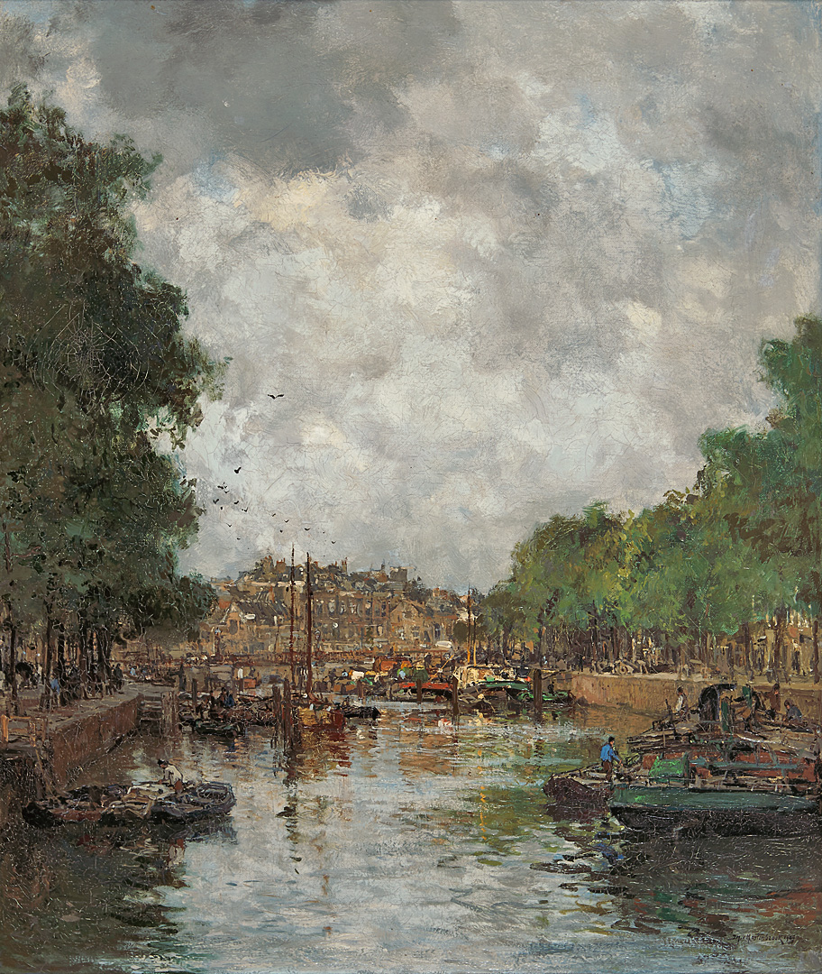 Mastenbroek_JHv_Een_binnenhaven_te_Rotterdam_pol6395corr