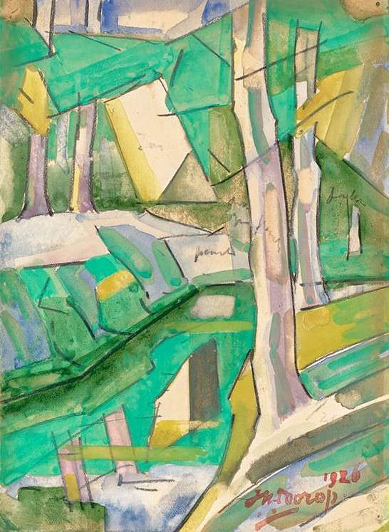 Jan Toorop Bosgezicht 1926