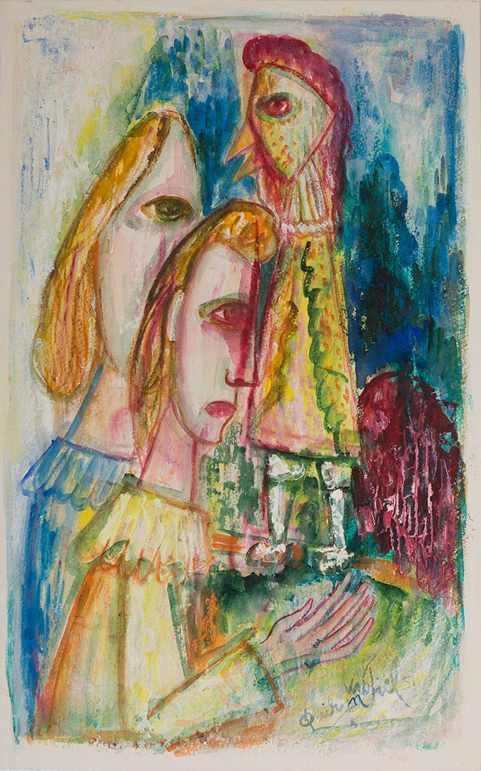 Quirijn_van_Tiel_Twee_vrouwen_en_een_haan_s266