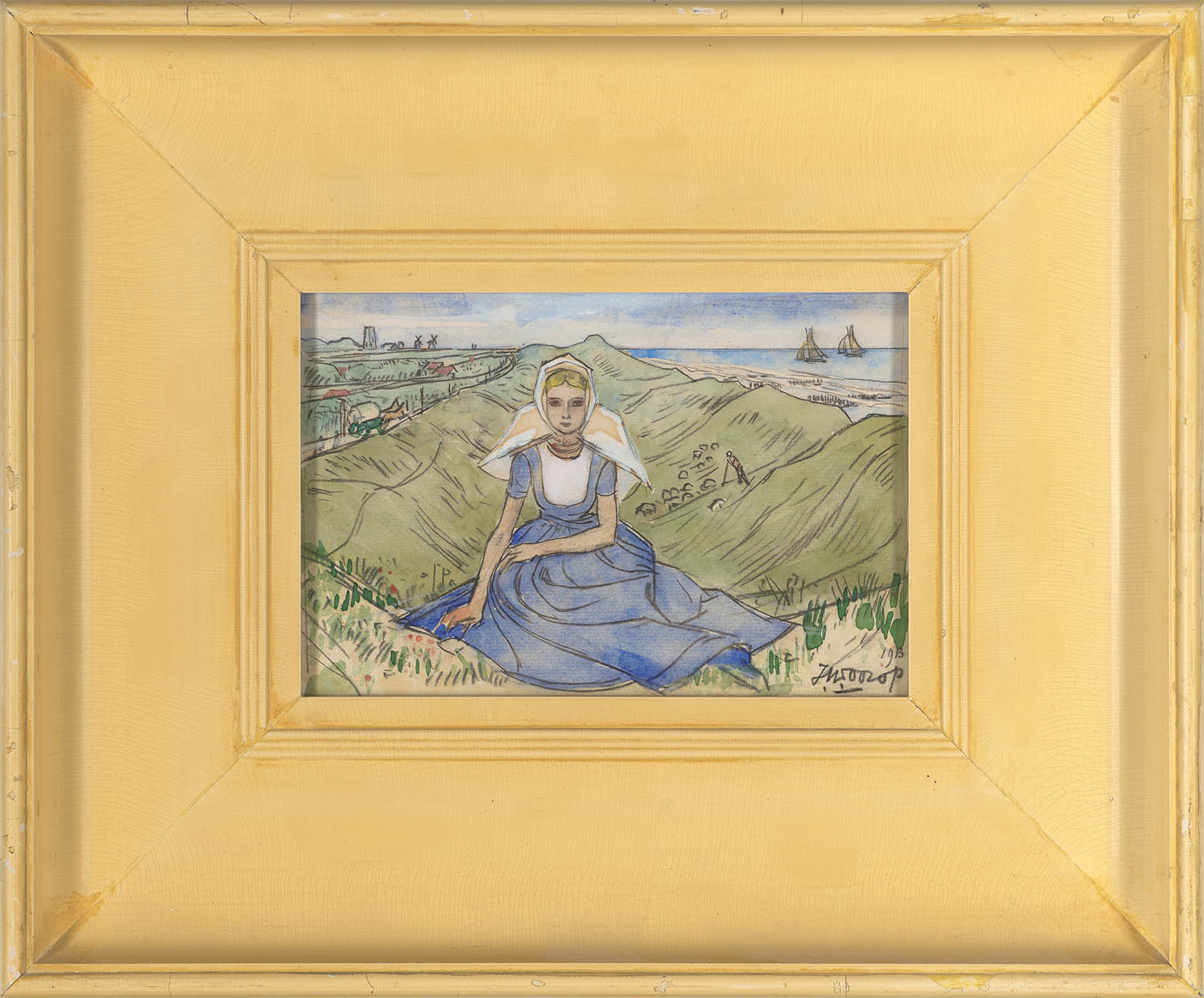 Jan Toorop Zeeuws Meisje_met lijst_LowRes